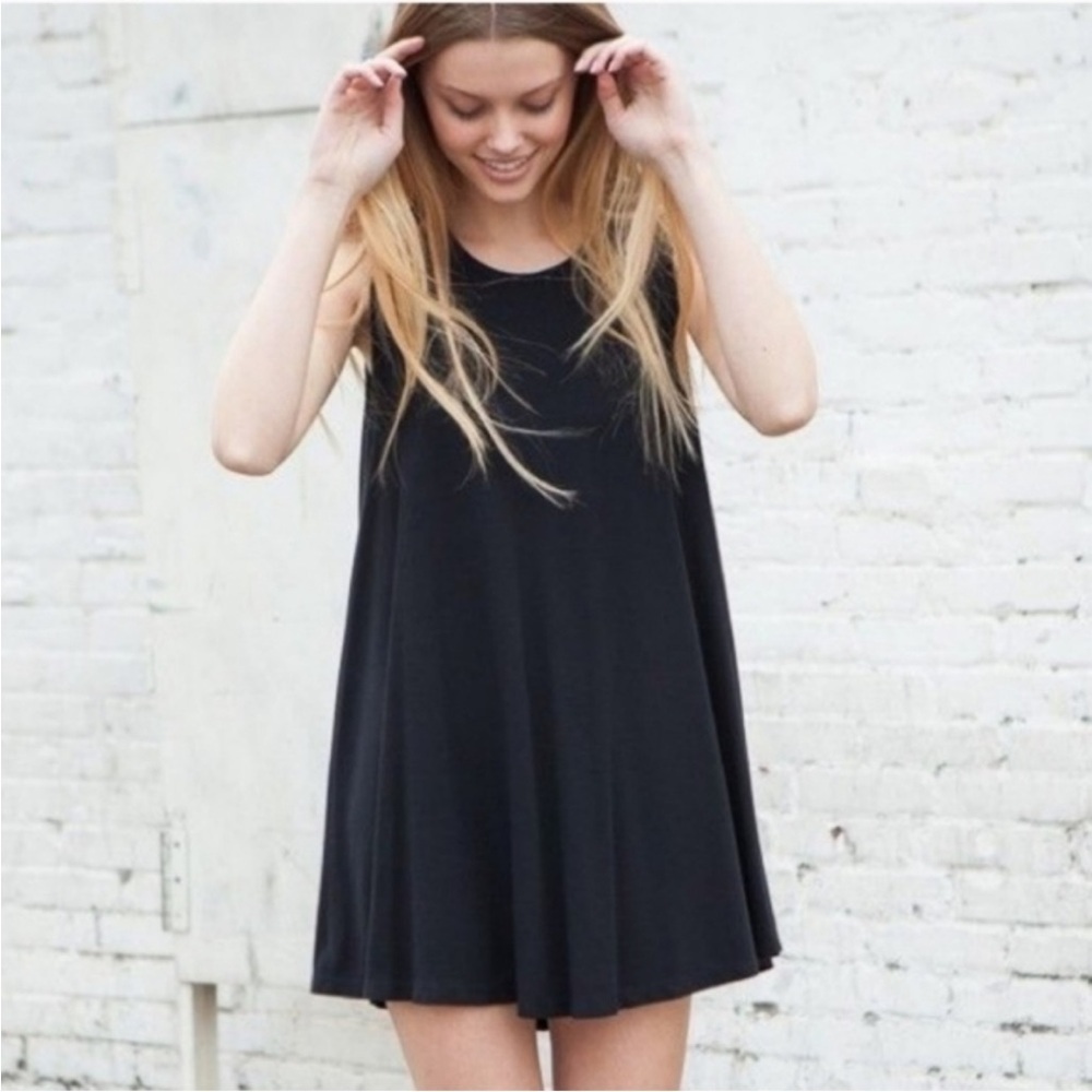 Brandy Melville Sleeveless Trapeze Alena Swing Dress One Size